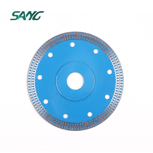 5" 125mm Sintered continuous rim turbo blade Diamond Cutting Blade for porcelain tile and ceramics