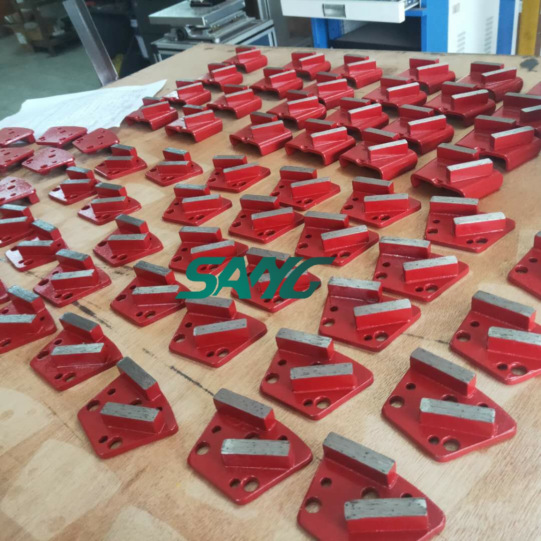 trapezoid grinding shoes