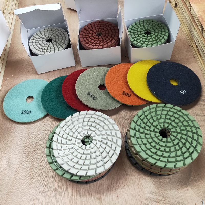concrete polishing pad
