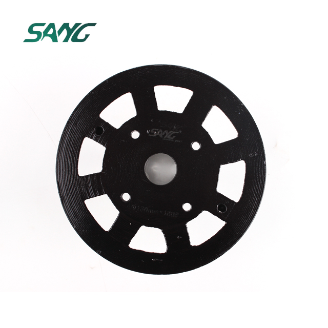 back of grinding wheel