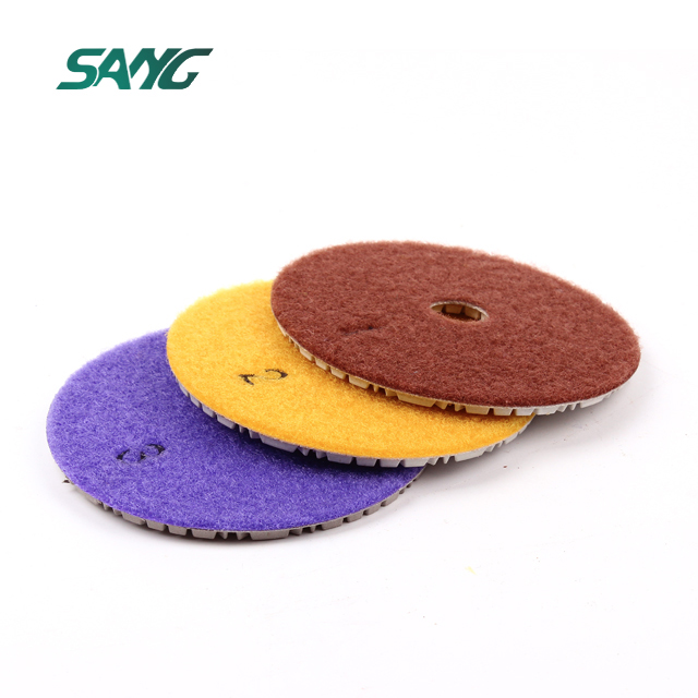 back of polishing pad