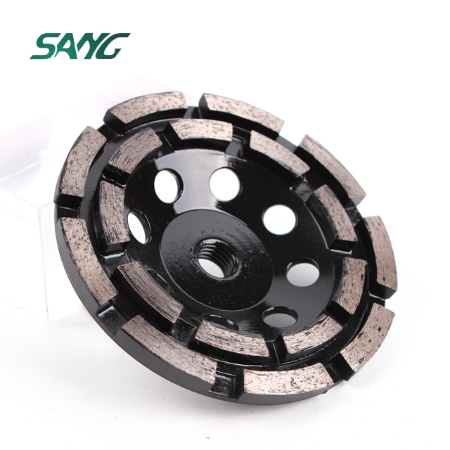 double row cup wheel