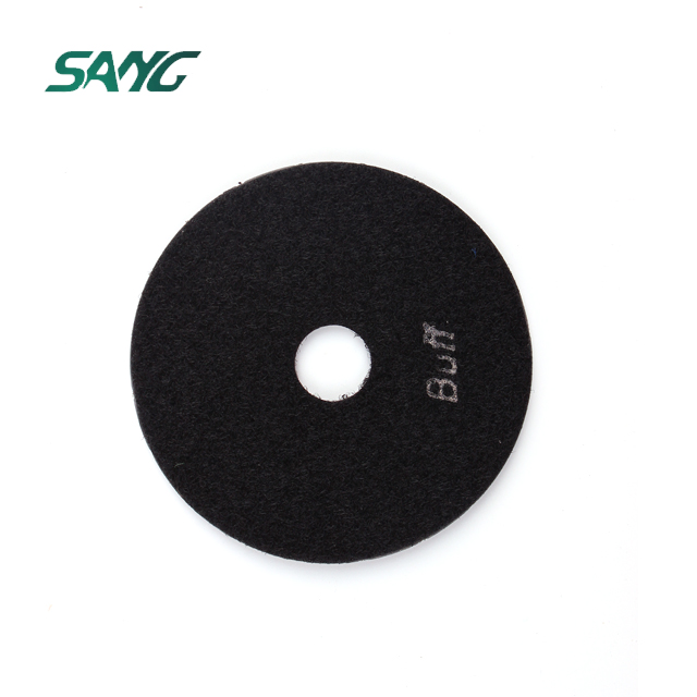 back of polishing pad