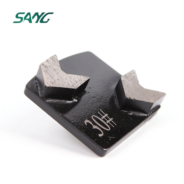 arrow segmented grinding block