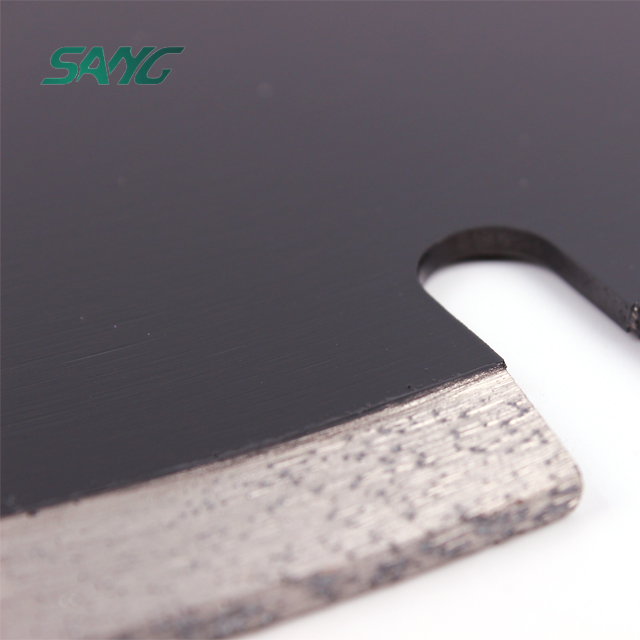 asphalt/green concrete blade