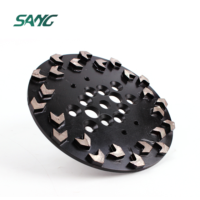 concrete grinding plate