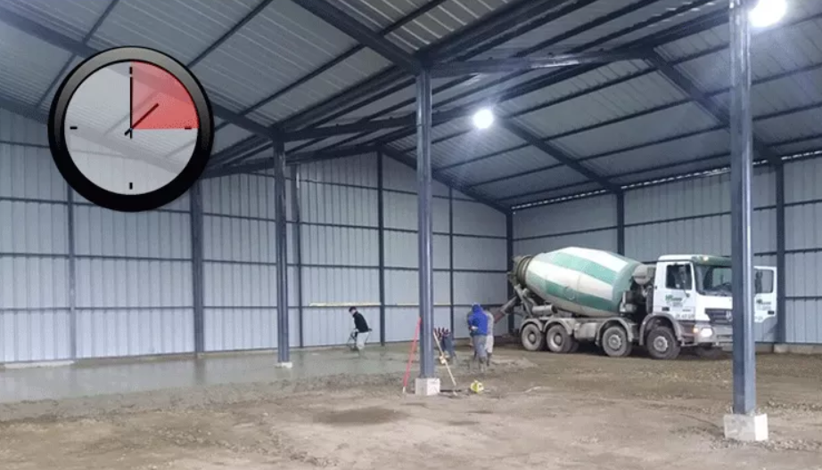 Diamond Saw Blades Cutting Green Concrete