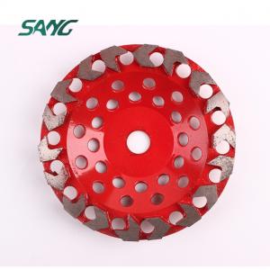  diamond cup wheel, V shape segment cup  wheel, abrasive disc, arrow polishing pads