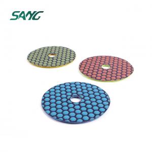 4 Inch Granite Diamond Stone Dry Polishing Pads for Marble