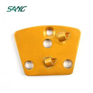 PCD Grinding Disc with Two Quarter PCD for Epoxy glue concrete coating removing