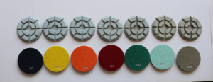 resin concrete polishing pads