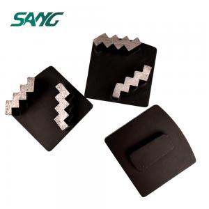 redi lock grinding shoes, concrete grinding block, zigzag grinding segment, husqvarna grinding shoes