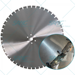 Laser Welded Diamond Wall Saw Blade For Concrete from China Manufacturer