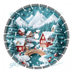 14 inch 350mm laser welded array pattern segmented diamond saw blade