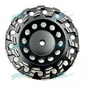 180mm 7 inch S type segment diamond grinding cup wheel for concrete grinder