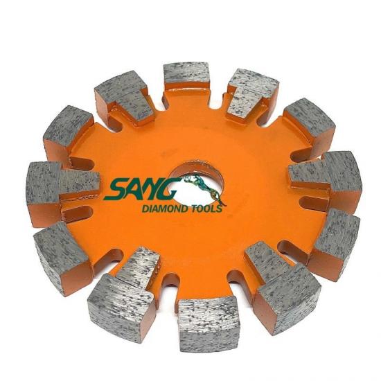 125-130mm diamond tuck point blade for concrete crack chasing