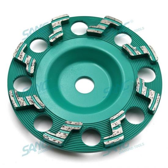 7 inch S-segmented 30 grit concrete floor cup wheel