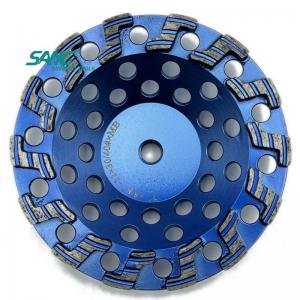 7 inch 180mm S segment diamond cup grinding wheel with 5/8-11 thread