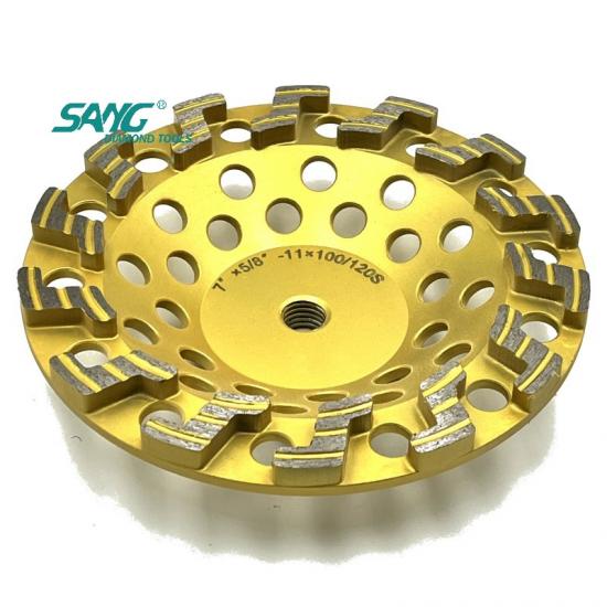 7 inch 180mm turbo S segment diamond cup wheel for concrete grinding