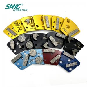 16-220 grit trapezoid diamond grinding shoes for floor grinder