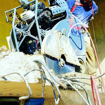Sequence of Concrete Cutting and Demolition