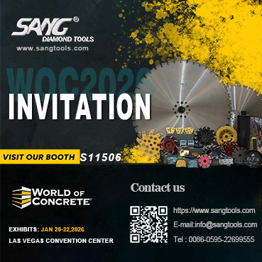 SANG Diamond Tools to Exhibit at World of Concrete 2026 – Booth S11506