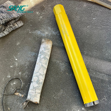 Field-Tested Performance: SANG Arix Technology Turbo Segment Diamond Core Drill Bit for Reinforced Concrete