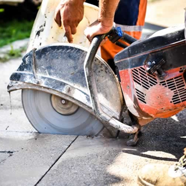 How to solve the abnormal sound when the concrete saw blade is cutting?